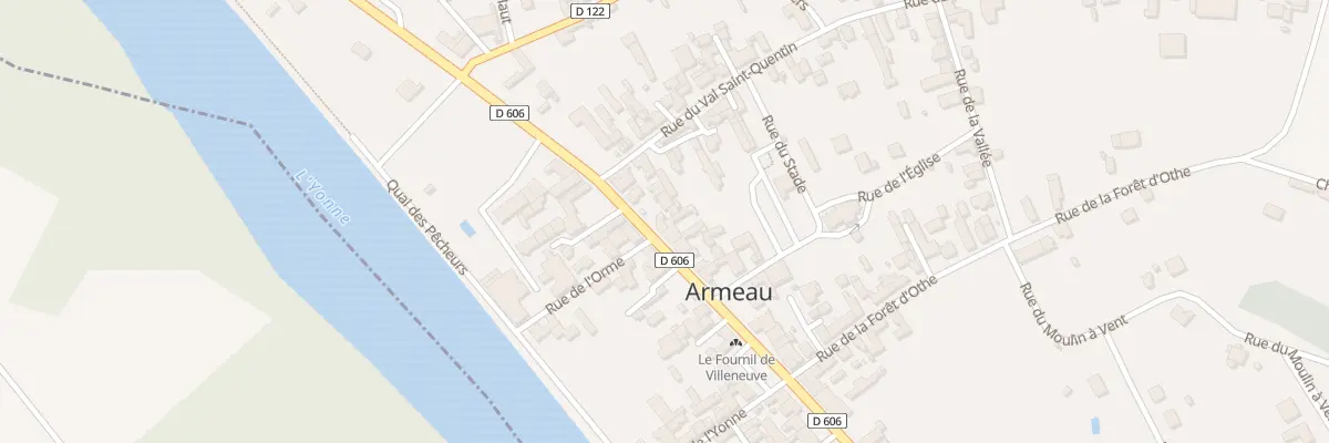 Plan du 14 Rue de l’Ile de France à Armeau
