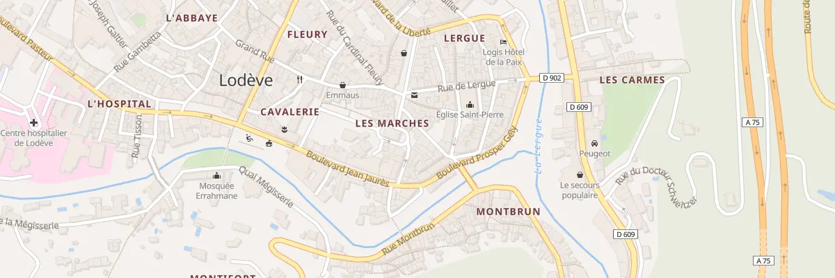 Plan du 5A Pl de la Halle Darde à Lodève