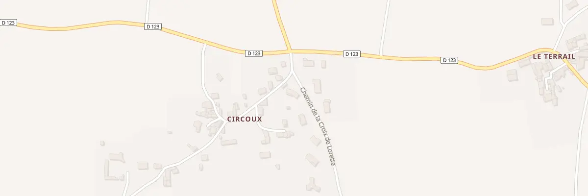 Plan du 3 Rue du Four (Circoux) à Esteil