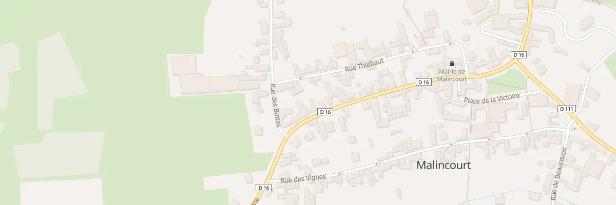 Plan du 24 Rue de Péronne à Malincourt