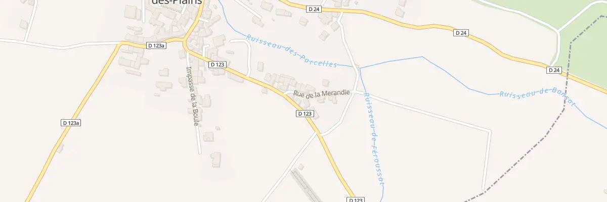 Plan du 2 Rue de la Mérandie à Saint-Martin-des-Plains