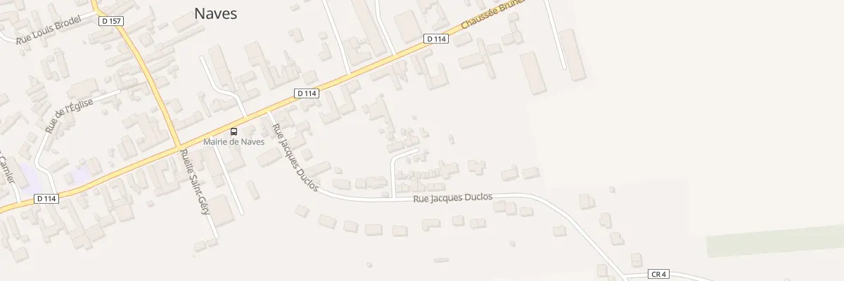Plan du 13 Rue Jacques Duclos à Naves