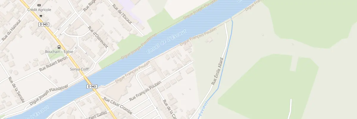 Plan du 102 Vc Digue Francois Poulain à Bouchain
