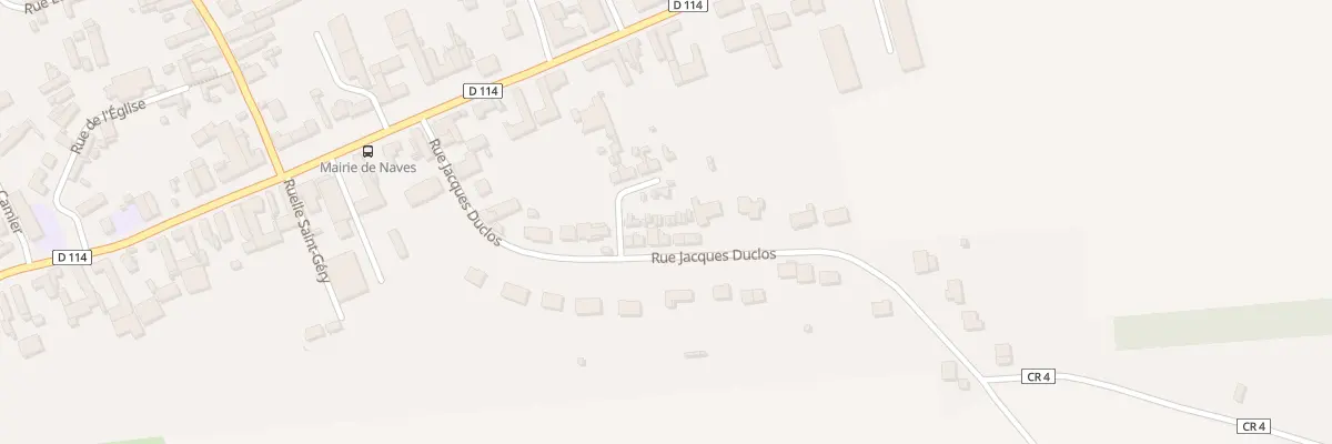 Plan du 21 Rue Jacques Duclos à Naves