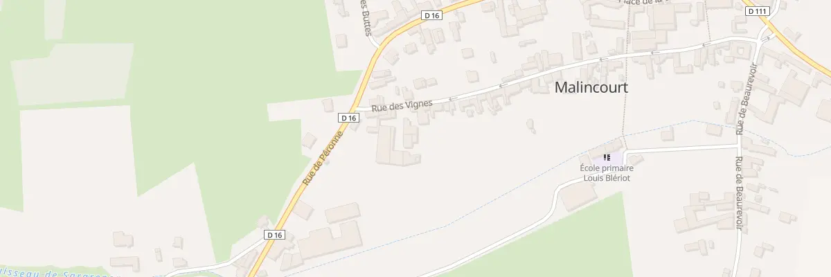 Plan du 65 Rue des Vignes à Malincourt