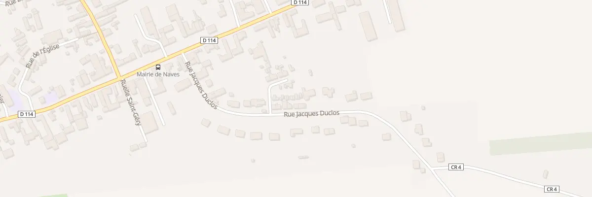 Plan du 23 Rue Jacques Duclos à Naves