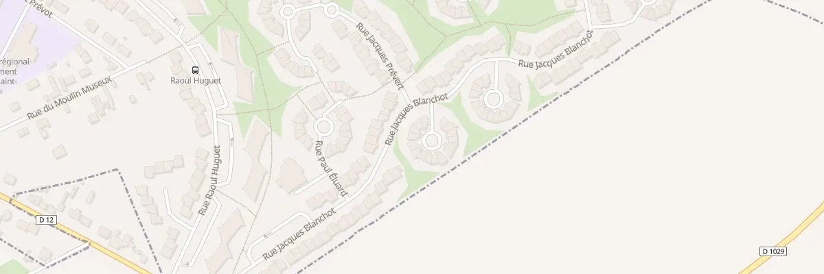 Plan du 257 Rue Jacques Blanchot à Saint-Quentin