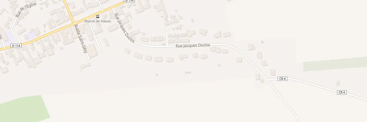 Plan du 12 Rue Jacques Duclos à Naves