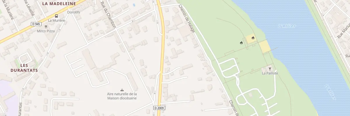 Plan du 24 Rte de Clermont à Moulins