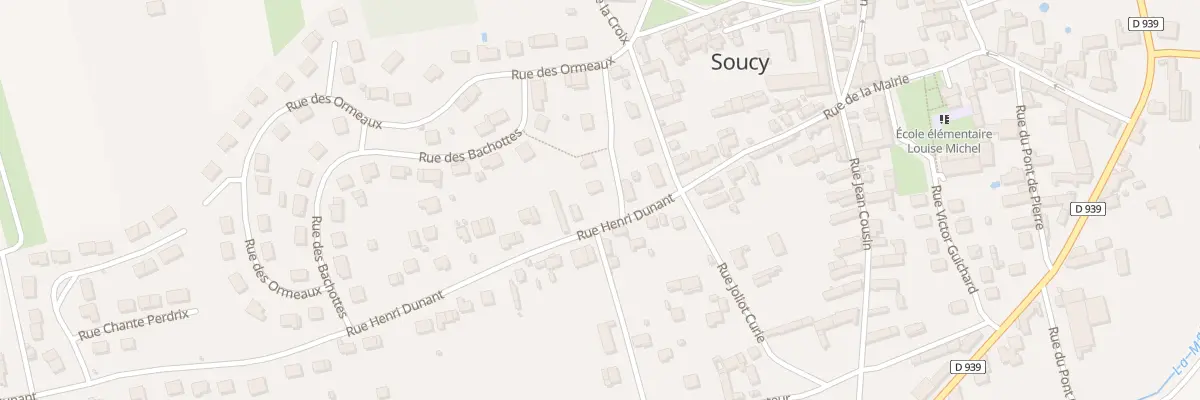 Plan du 43 Rue Henri Dunant à Soucy