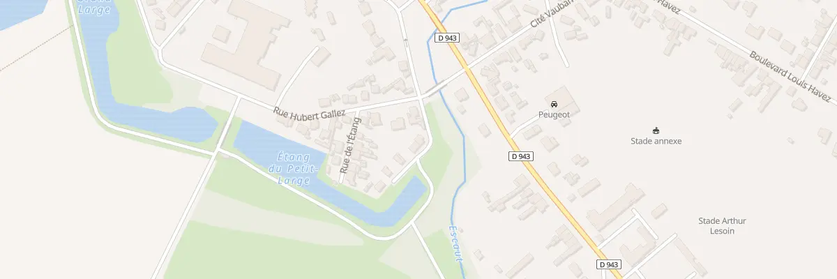 Plan du 50 Rue du Rempart à Bouchain