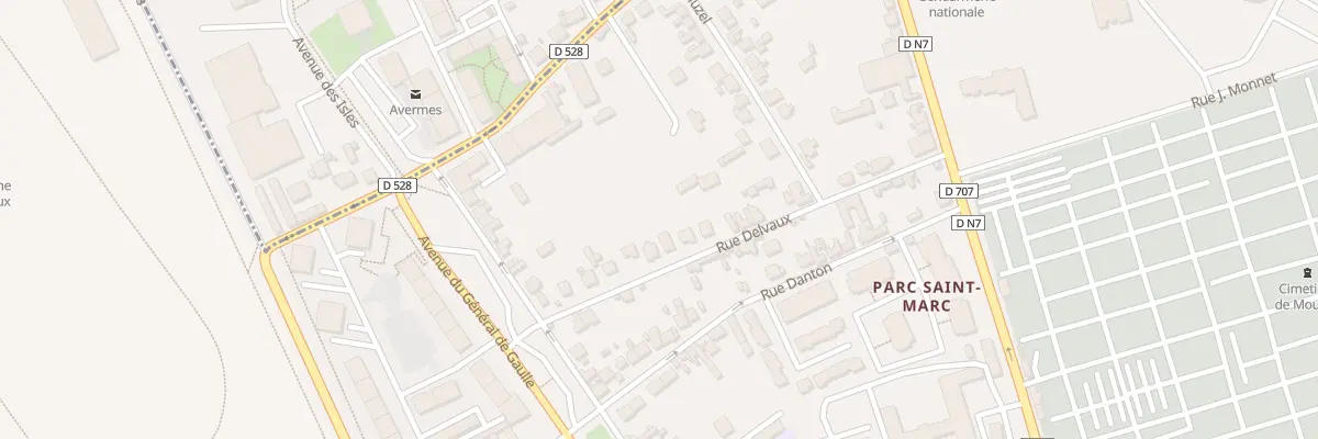 Plan du 16 Rue Delvaux à Moulins