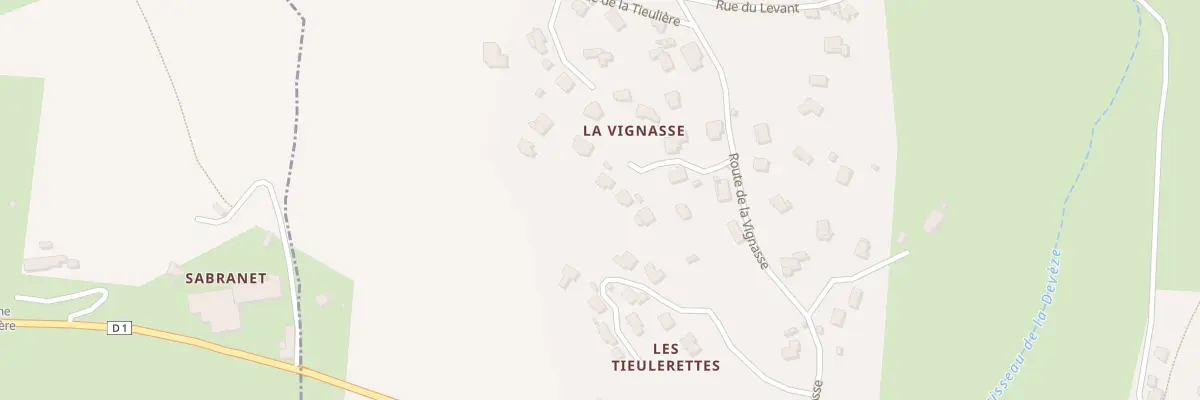 Plan du 5 Imp Bellevue à Montrodat