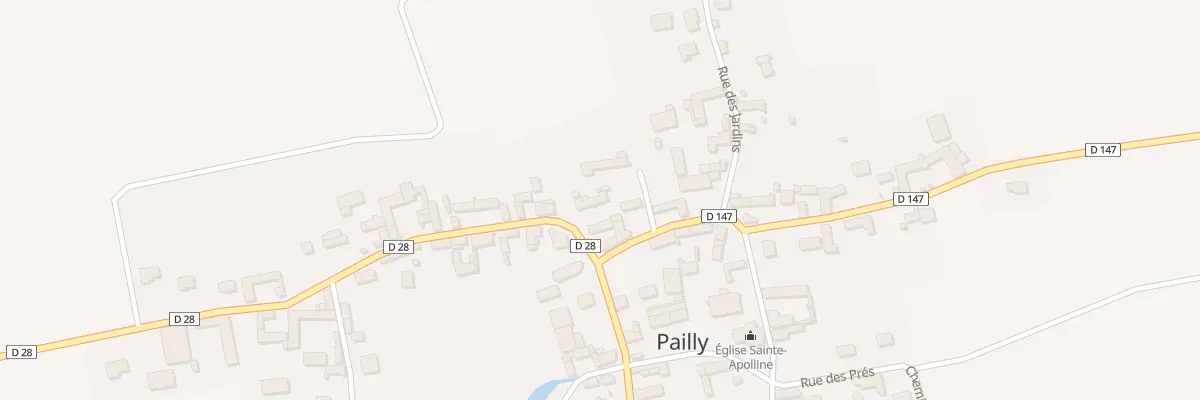 Plan du 4 Rue du Moulin à Pailly
