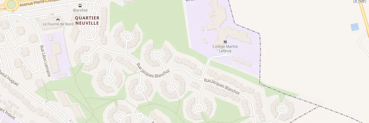 Plan du 89 Rue Jacques Blanchot à Saint-Quentin