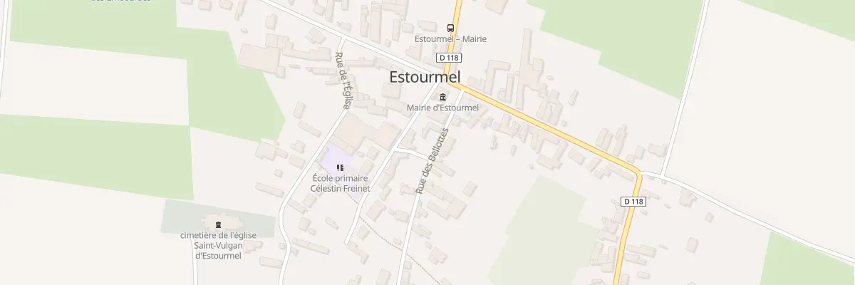 Plan du 2 Rue des Belottes à Estourmel
