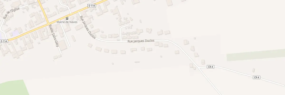 Plan du 12B Rue Jacques Duclos à Naves