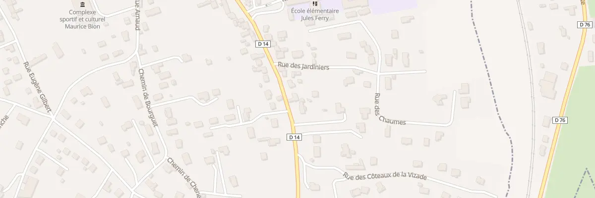 Plan du 51 Rue Jules Ferry à Sainte-Florine