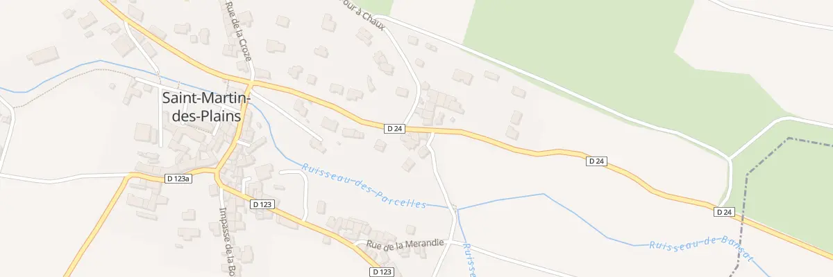 Plan du 10 Rue de la Fond de Montel à Saint-Martin-des-Plains