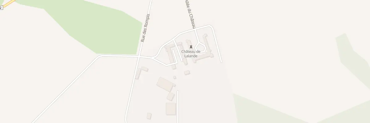 Plan du 80A Chateau de Lalande à Lalande