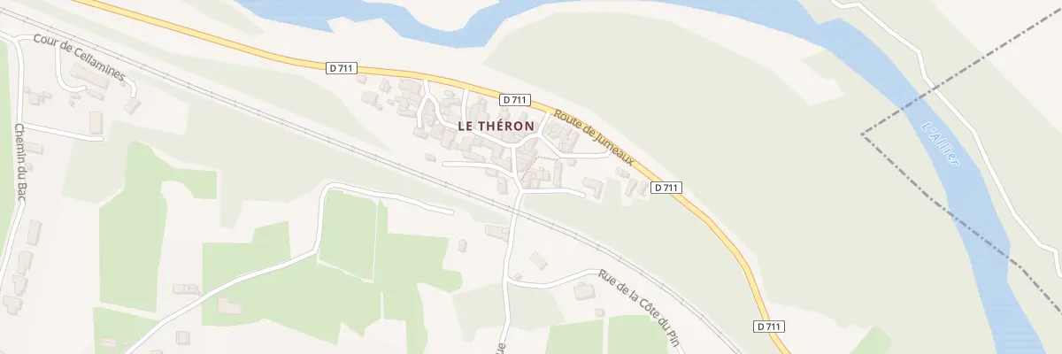 Plan du 3 Chem du Roc Videau (Le Theron) à Auzat-la-Combelle