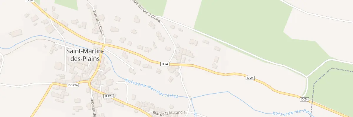 Plan du 2 Rue du Four à Chaux à Saint-Martin-des-Plains
