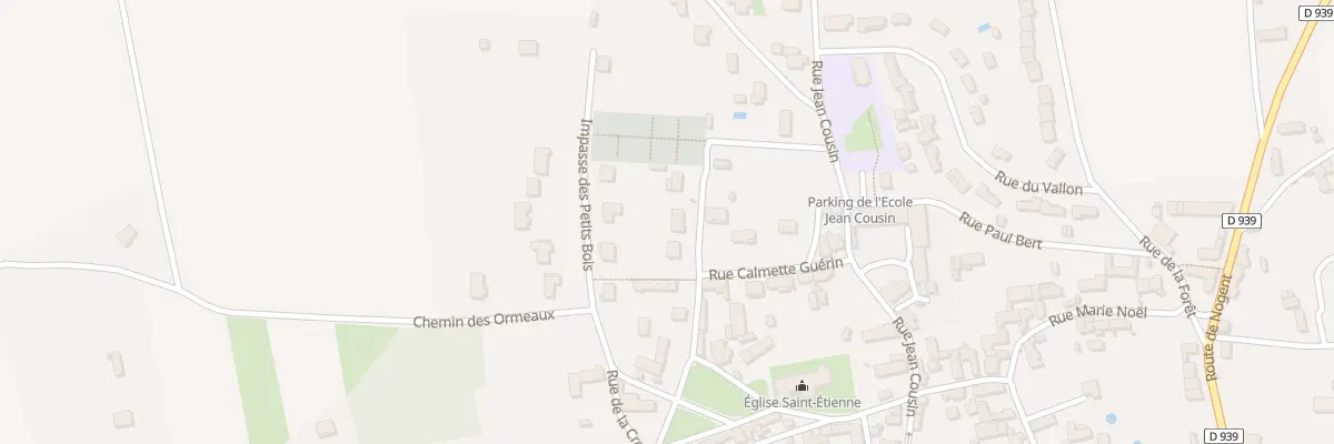 Plan du 4 Rue du Quinconce à Soucy