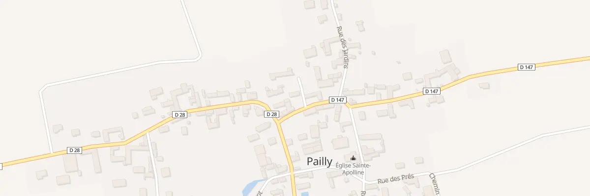 Plan du 1 Rue de la Mairie à Pailly