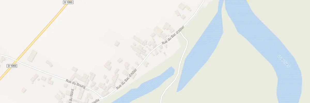 Plan du 9 Rue du Bac d’Allier à Joze