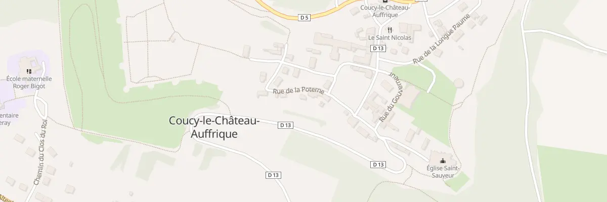 Plan du 301 Coucy à Coucy-le-Château-Auffrique