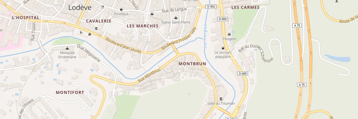 Plan du 4 Quai Vinas à Lodève