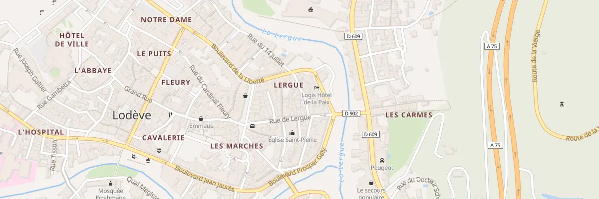Plan du 7 Rue de l’Independance à Lodève