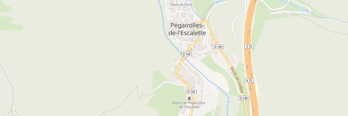 Plan du 5436 Le Village à Pégairolles-de-l’Escalette