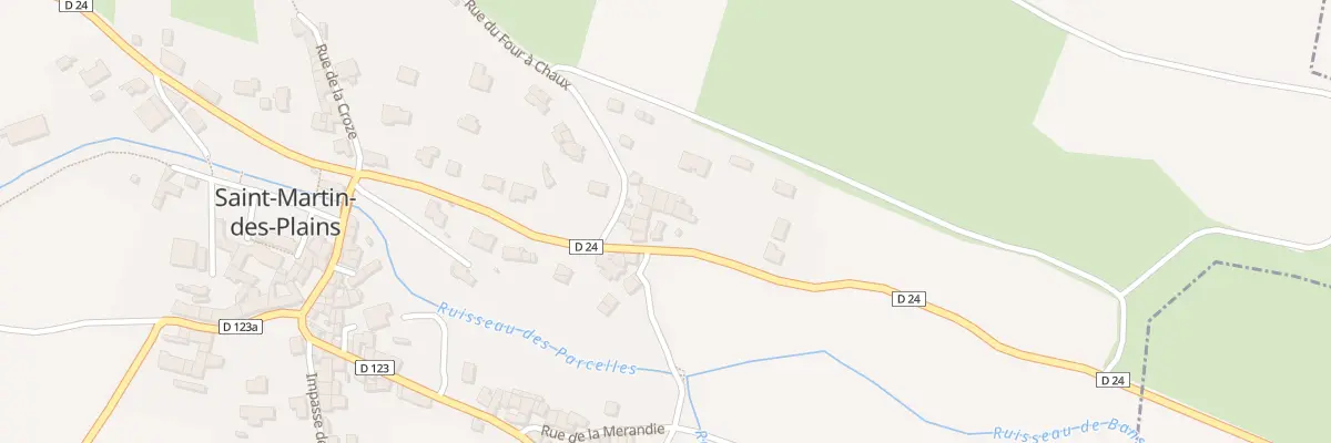 Plan du 11 Rue de la Fond de Montel à Saint-Martin-des-Plains