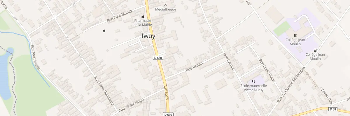 Plan du 30T Rue Foch à Iwuy