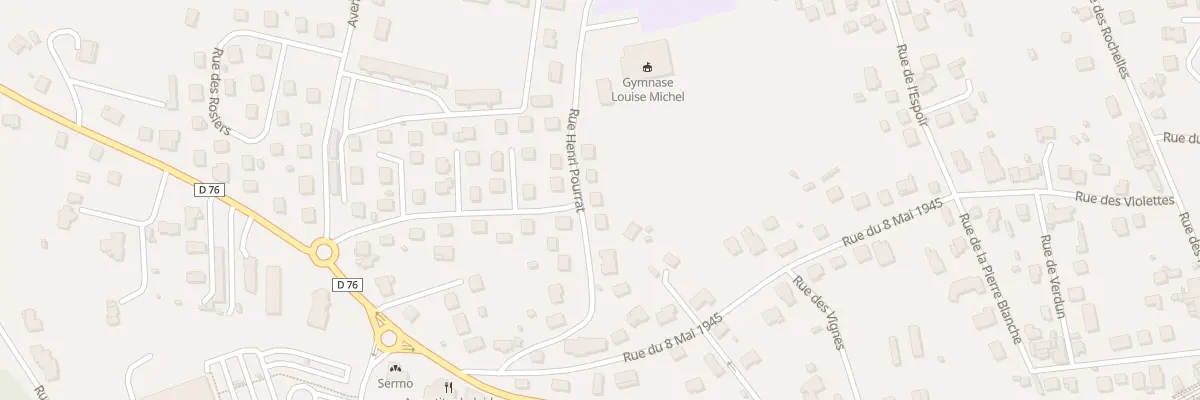 Plan du 8 Rue Henri Pourrat à Brassac-les-Mines