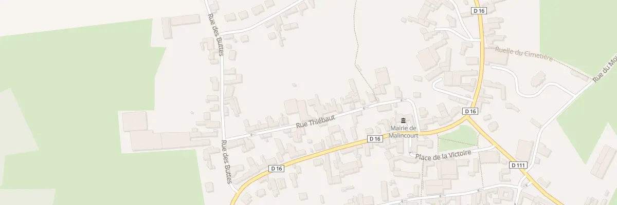 Plan du 20 Rue Thiébaut à Malincourt