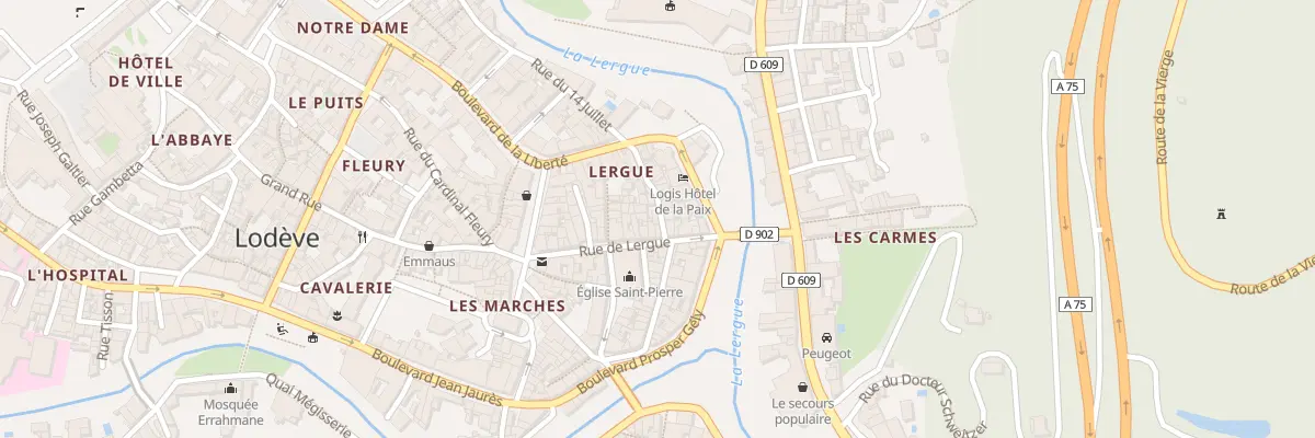 Plan du 3 Rue de l’Independance à Lodève