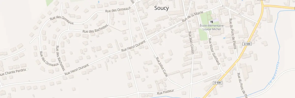 Plan du 56 Rue Henri Dunant à Soucy