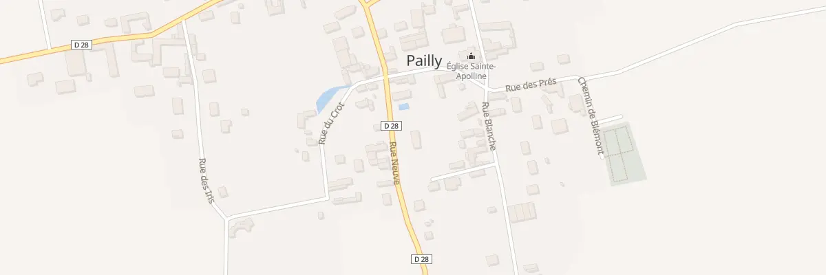 Plan du 7 Rue Neuve à Pailly
