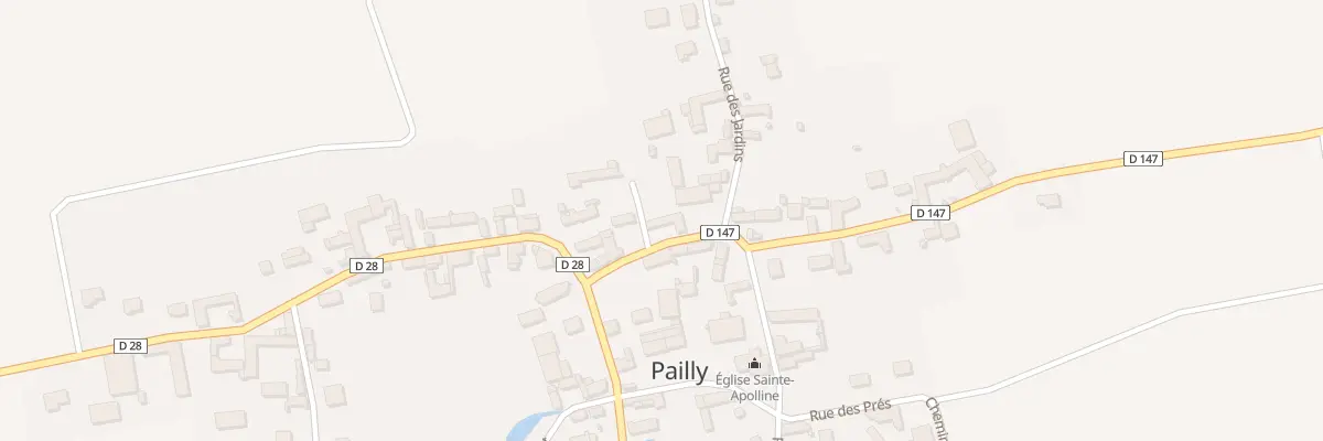 Plan du 3 Rue de la Mairie à Pailly