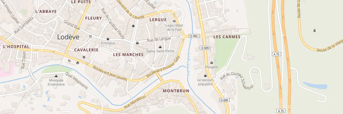 Plan du 15 RUE noël MUNUERA à Lodève