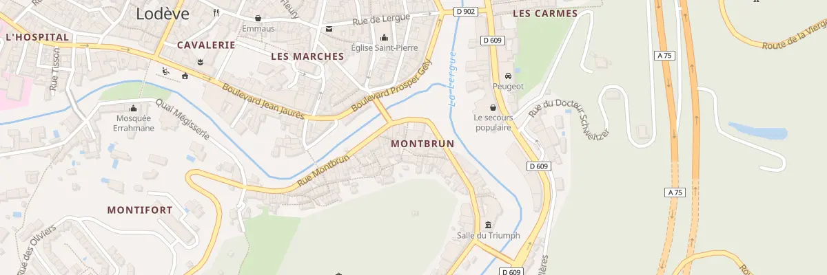 Plan du 8 Quai Vinas à Lodève