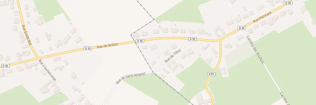 Plan du 67 Rue Poincare à Brillon