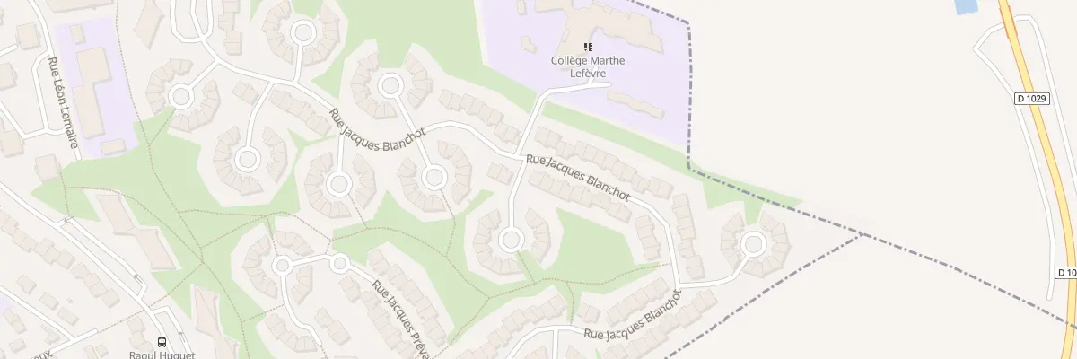 Plan du 184 Rue Jacques Blanchot à Saint-Quentin