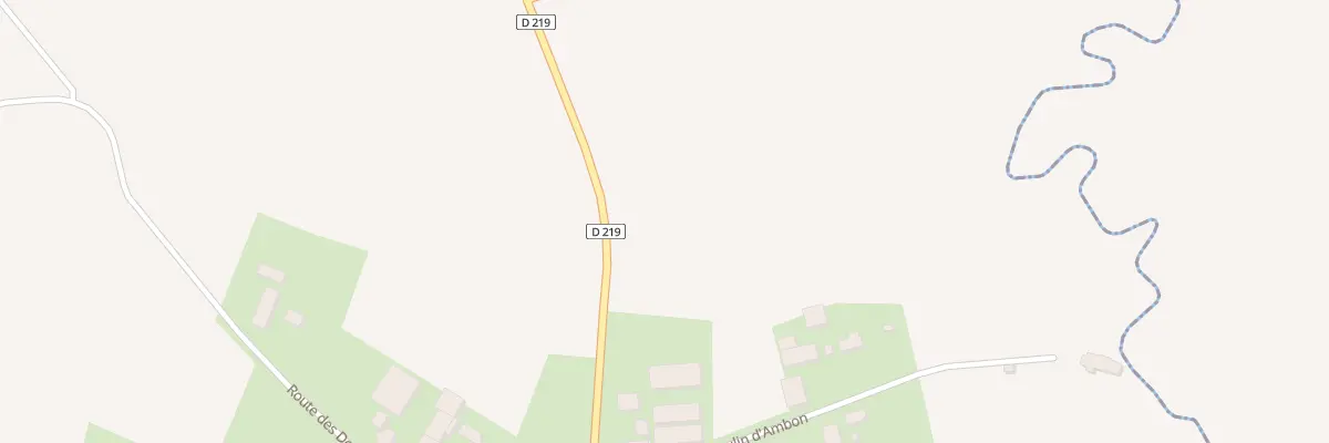 Plan du 1 Rue du Moulin d’Ambon à Loriges