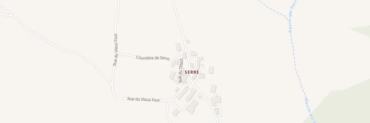 Plan du 5125 Serre à Ally