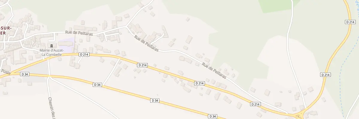 Plan du 48 Rue de Peillaras à Auzat-la-Combelle