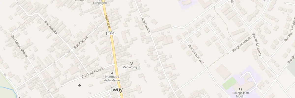 Plan du 53 Rue Carnot à Iwuy