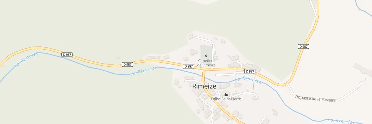 Plan du 16 Av de la Mairie à Rimeize